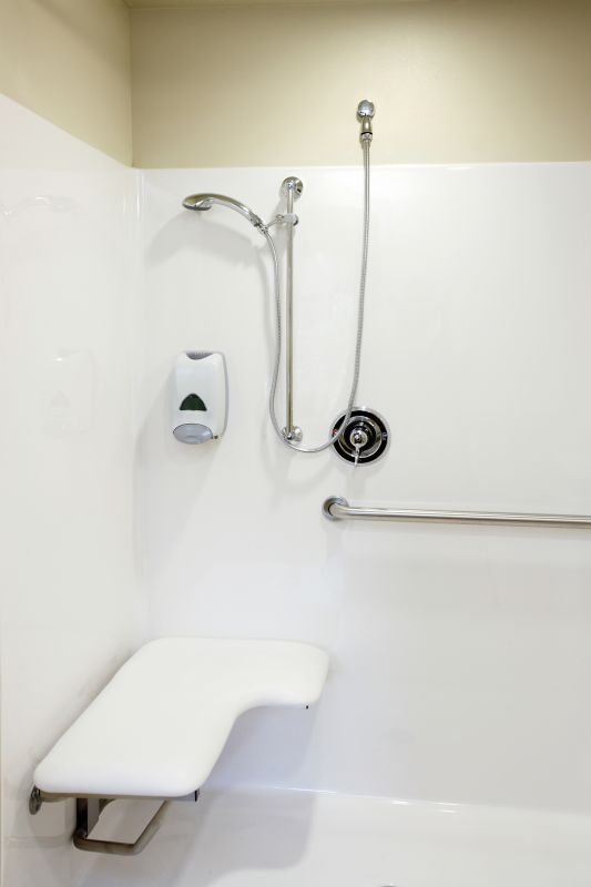 Integrated Seating in Shower Area